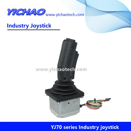 Yj100 Potentiometer/Hall Sensor Single or Double Axis Control Rotary Proportional Drilling Rig High-Altitude Fire Truck Crane Shield Machine Oil Hoist Joystick