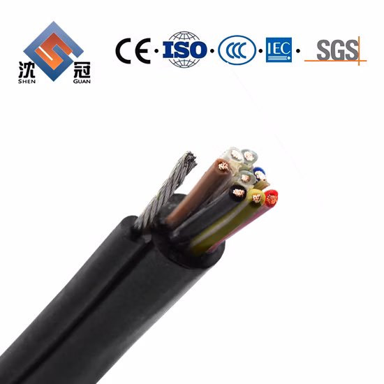 Câble Push Pull de contrôle de conducteur en cuivre pur à bas prix de Shenguan avec câble électrique d'isolation en PVC