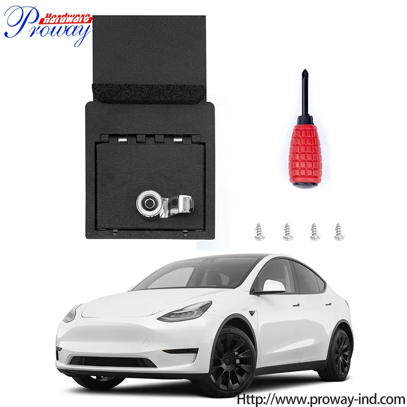 Coffre-fort pour Console centrale à verrouillage biométrique, boîte d'accoudoir de voiture avec empreintes digitales, coffre-fort pour 2021