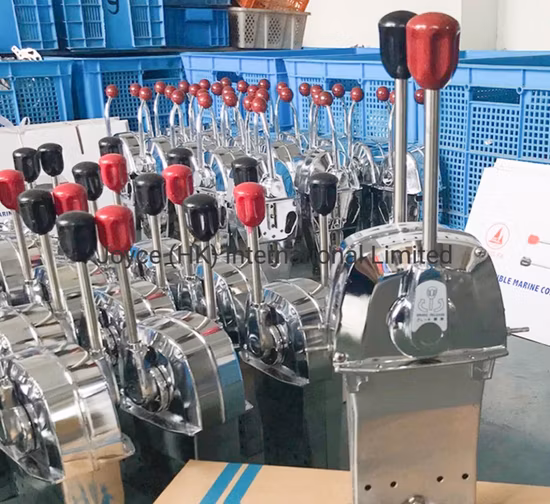 Alliage de Zin/commande de moteur marin Tsk en acier inoxydable, levier de commande marin