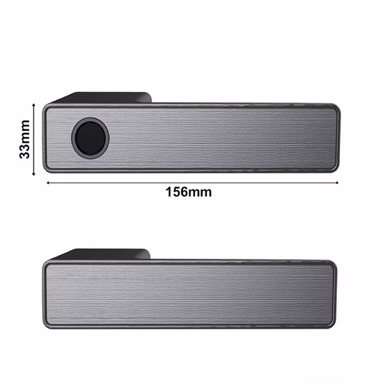 Serrure de porte résidentielle intelligente, télécommande numérique, poignée de porte à mortaise sans clé avec carte RFID intelligente et WiFi Tuya Smart Ttlock Apps télécommande